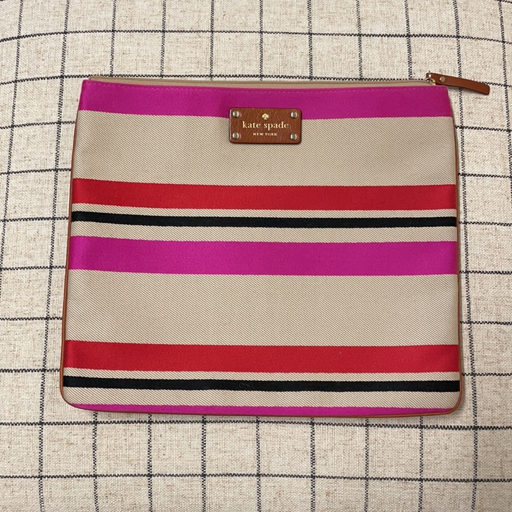 Kate Spade Adrianne Oak Island Stripe Clutch